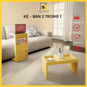 Kệ trang trí Sofa | Bàn trà Sofa  ( 2 Trong 1 ) - Tiga Decor