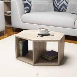 Bàn trà lục giác | Kệ sofa phong cách bắc âu cao cấp - Ảnh 4