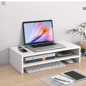 Kệ màn hình máy tính 1 ngăn | 2 ngăn tiện dụng - Ảnh 6