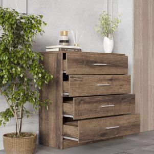 Tủ ngăn kéo 4 hộc đựng đồ đa năng decor phòng ngủ