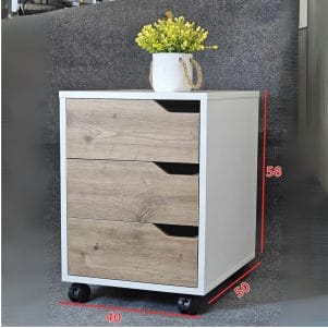 Tủ hồ sơ để bàn làm việc | Tủ đựng tài liệu có bánh xe - Ảnh 6