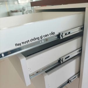 Bàn ikea cao cấp gỗ mdf dày 35li | Bàn ikea 2 tủ | Bàn ikea 1 tủ - Ảnh 4