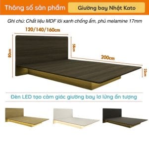 Giường bay kiểu Nhật không Tab Kato - Tiga0076 - Ảnh 6