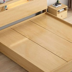 Giường ngủ gỗ MDF có kệ đơn giản Suka - Tiga0082 - Ảnh 3