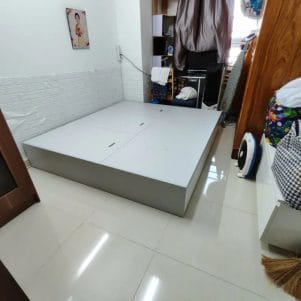 Giường ngủ gỗ MDF kết hợp tủ đựng đồ nhiều ngăn - Tiga0087 - Ảnh 4