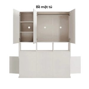 Giường ngủ gỗ nhiều ngăn kết hợp tủ và kệ - Tiga0092 - Ảnh 3