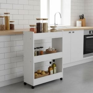 Kệ sách di động 3 tầng có bánh xe 60cm – TIGA0135 - Ảnh 4
