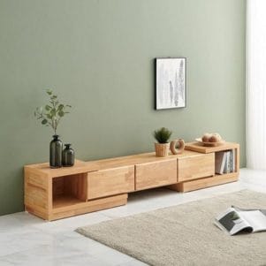 Kệ tivi 3 ngăn kéo thiết kế nguyên khối hiện đại tùy biến kích thước - Ảnh 3