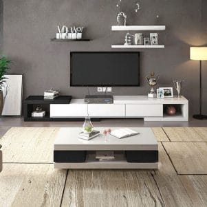 Kệ tivi 3 ngăn kéo thiết kế nguyên khối hiện đại tùy biến kích thước - Ảnh 4