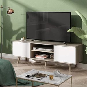 Kệ tivi để sàn phòng khách không chân & có chân