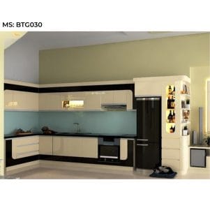 Mẫu tủ bếp chữ L hiện đại, đa năng, tối ưu không gian - Tiga decor - Ảnh 7