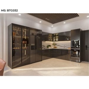 Mẫu tủ bếp chữ L hiện đại, đa năng, tối ưu không gian - Tiga decor - Ảnh 9