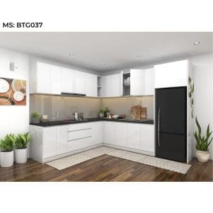 Mẫu tủ bếp chữ L hiện đại, đa năng, tối ưu không gian - Tiga decor - Ảnh 14