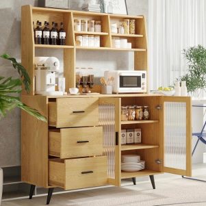 Tủ bếp đa năng nhiều ngăn kèm kệ đựng đồ tiện lợi - Tiga0136
