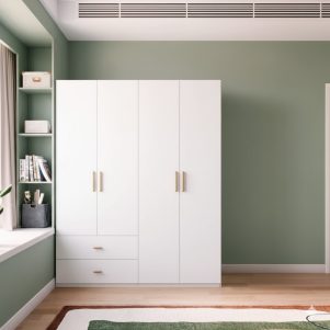 Tủ quần áo đơn giản có ngăn kéo Kapu - Tiga0109