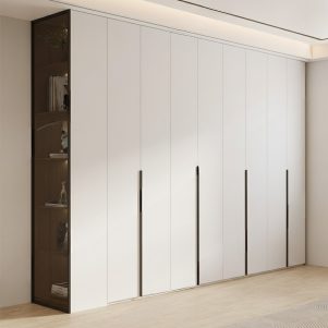 Tủ quần áo gỗ mdf thiết kế đơn giản sang trọng Lucia - Tiga0120
