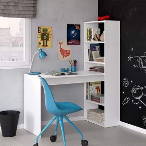 Bàn Học Đơn Giản Liền Kệ Sách Cao Cấp Pazy – Tiga0182