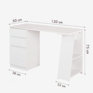 Bàn Làm Việc Thiết Kế Hiện Đại Có Hộc Tủ Jihoo– Tiga0185 - Ảnh 6