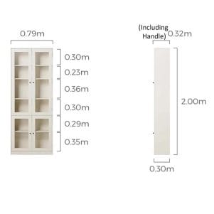 Tủ hồ sơ cánh kính đa năng Japaco – TIGA0209 - Ảnh 7