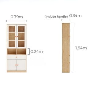 Tủ tài liệu cánh kính có ngăn kéo Lapado – TIGA0210 - Ảnh 7