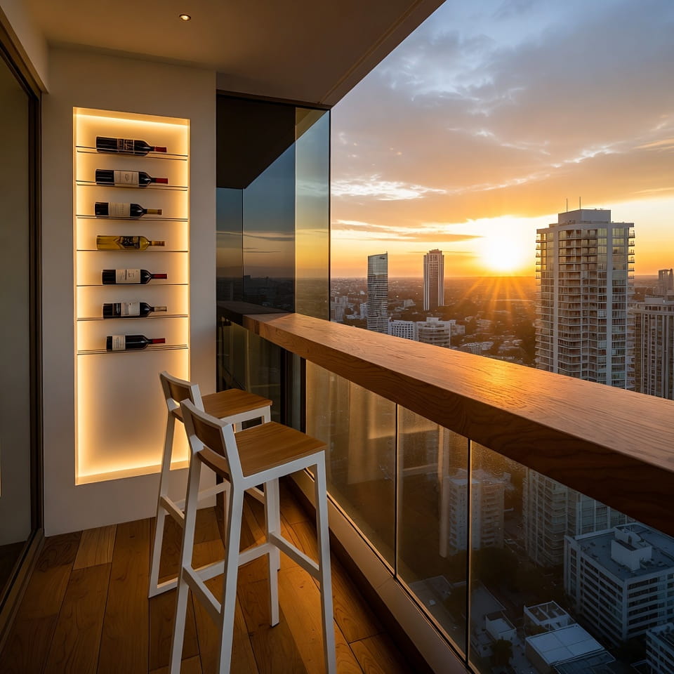 thiết kế ban công chill