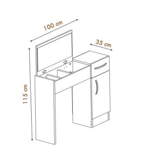 Bàn Trang Điểm Gương Gập Thông Minh Jocola – Tiga0218 - Ảnh 5