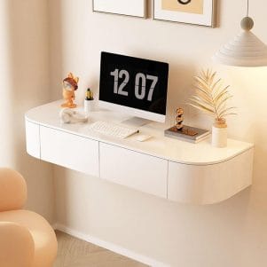 Bàn Trang Điểm Treo Tường Bo Góc Hiện Đại Rychala – Tiga0221 - Ảnh 3