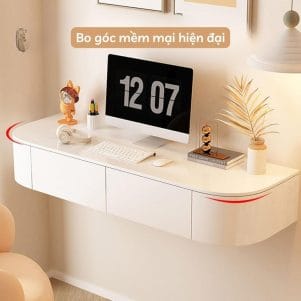 Bàn Trang Điểm Treo Tường Bo Góc Hiện Đại Rychala – Tiga0221 - Ảnh 5