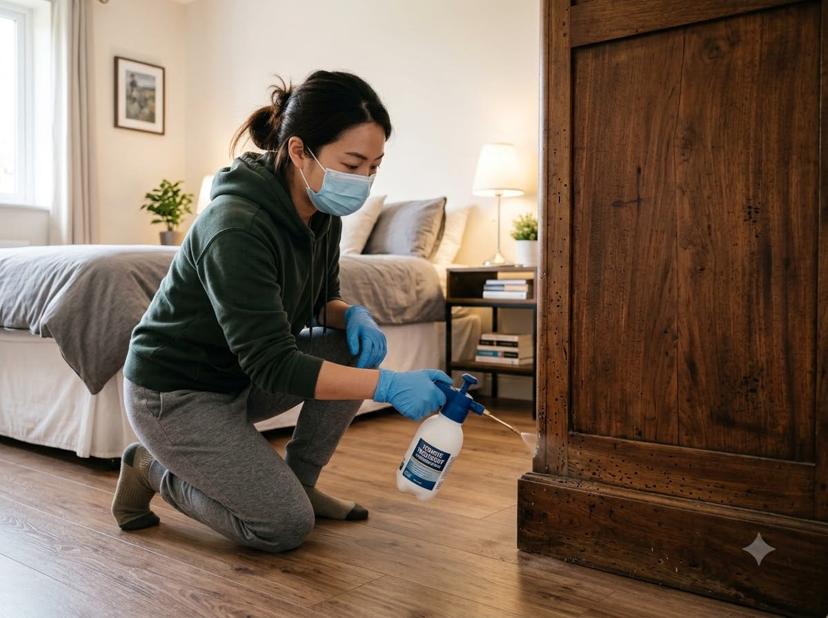 diệt mối cho tủ quần áo