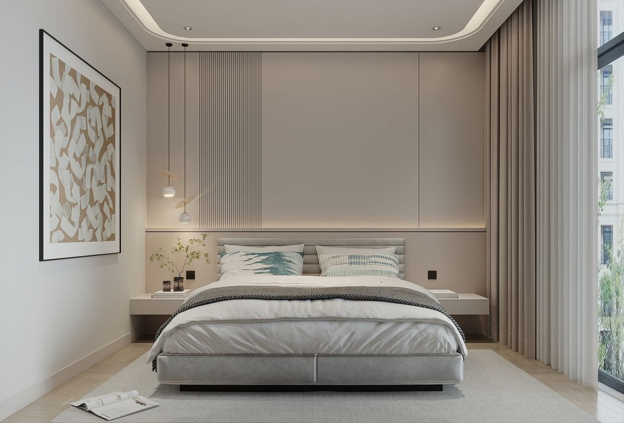 ốp vách đầu giường