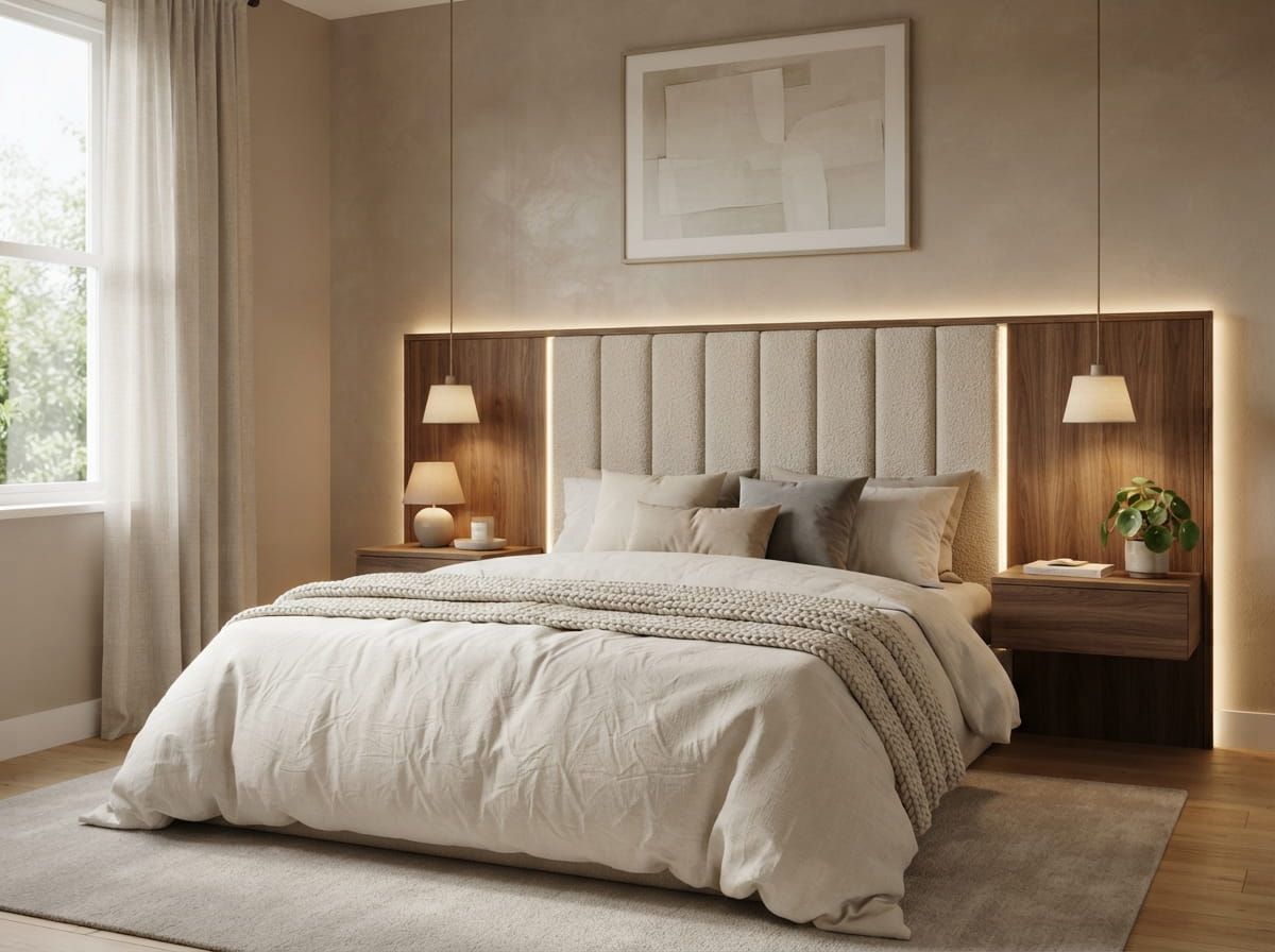 ốp vách tường đầu giường