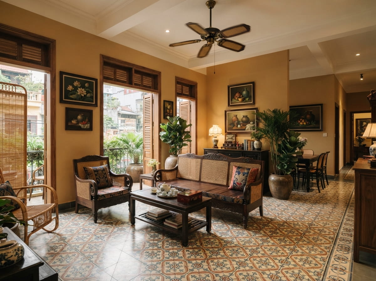 Phong cách nội thất Indochine