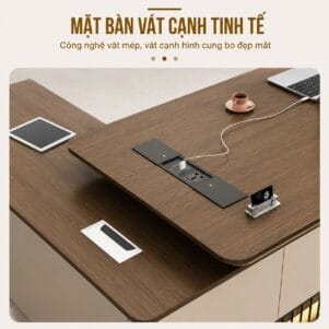 Bàn Giám Đốc Cao Cấp Lapita - Tiga0233 - Ảnh 5