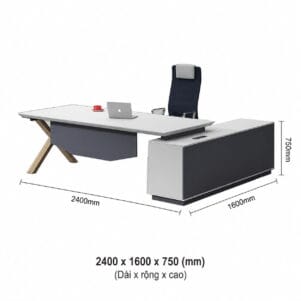 Bàn Giám Đốc Cao Cấp Kippa - Tiga0225 - Ảnh 7