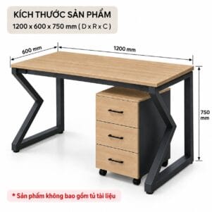 Bàn Làm Việc Văn Phòng Mozado - Tiga0258 - Ảnh 11