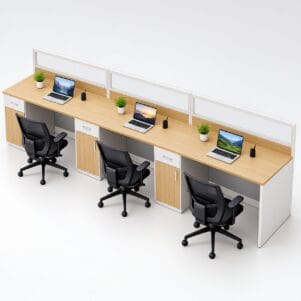 Cụm Bàn Làm Việc 3 Người Jonida - Tiga0269 - Ảnh 9