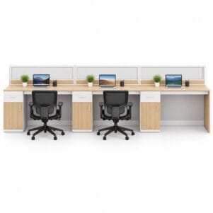 Cụm Bàn Làm Việc 3 Người Jonida - Tiga0269 - Ảnh 8