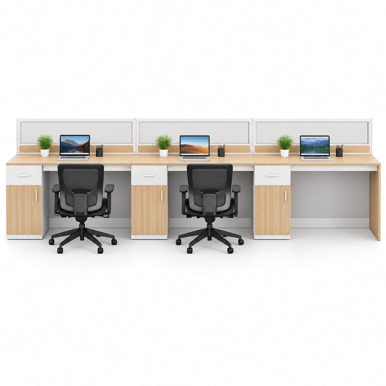Cụm Bàn Làm Việc 3 Người Jonida - Tiga0269 - Ảnh 8