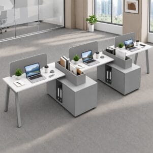Cụm Bàn Làm Việc 3 Người Tapir - Tiga0268