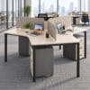 Cụm Bàn Làm Việc 3 Người Unaka - Tiga0267