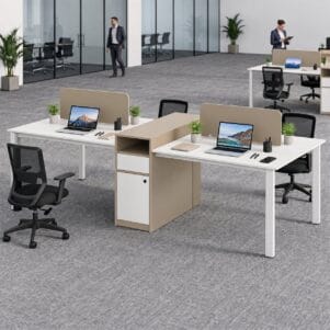 Cụm Bàn Làm Việc 4 Người Mykado - Tiga0272