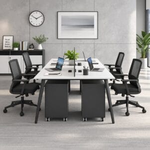 Cụm Bàn Làm Việc 4 Người Ritana - Tiga0273 - Ảnh 3