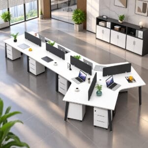 Cụm Bàn Làm Việc 7 Người Donaka - Tiga0276 - Ảnh 4