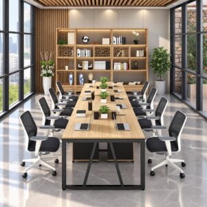 Cụm Bàn Làm Việc 8 Người Finato - Tiga0279 - Ảnh 7