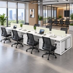 Cụm Bàn Làm Việc 8 Người Tipano - Tiga0277