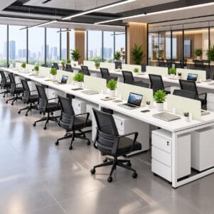 Cụm Bàn Làm Việc 8 Người Tipano - Tiga0277 - Ảnh 10