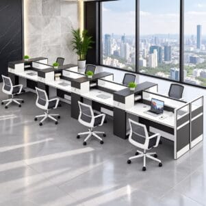 Cụm Bàn Làm Việc 8 Người Tukida - Tiga0280