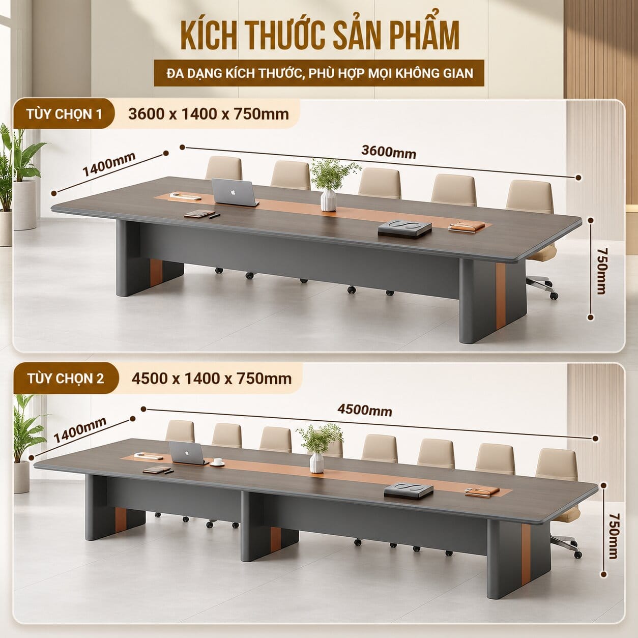 Bàn họp lớn