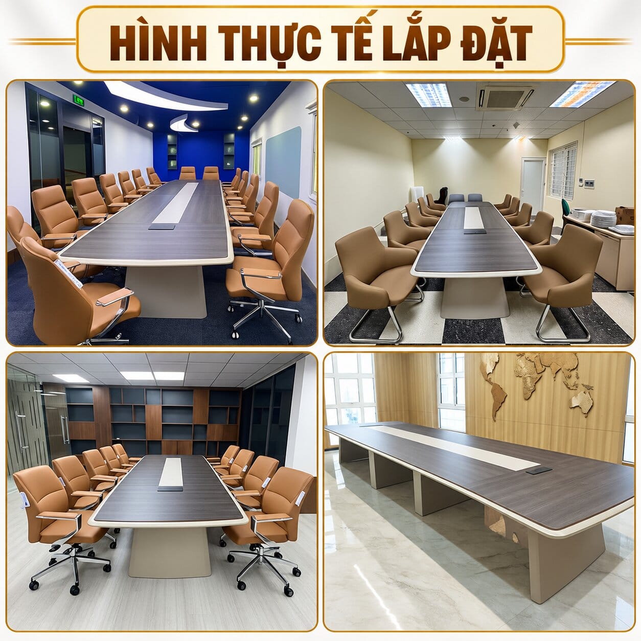bàn họp gỗ