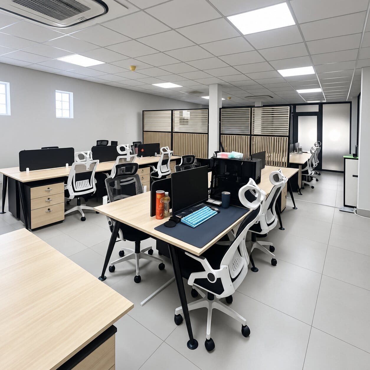 Cụm Bàn Làm Việc 4 Người Ritana - Tiga0273 - Ảnh 8